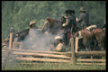 436037 Confederate Generals Direct The Action, Civil War A4 Photo Print