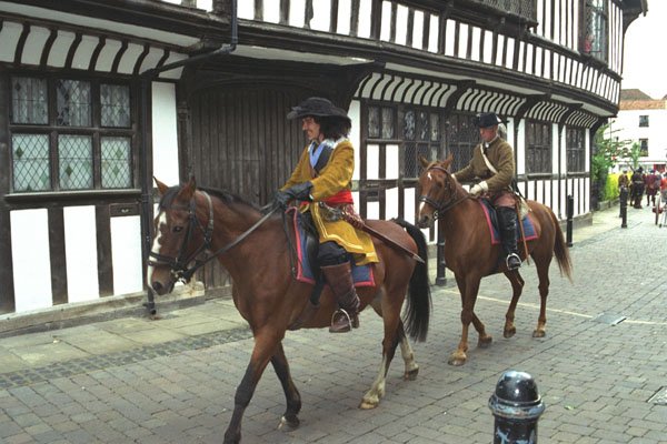 436047 The Escape Of King Charles II At Worcester A4 Photo Print