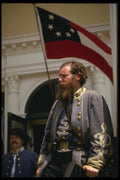 436058 Confederate Army General Briefs Staff, Civil War A4 Photo Print