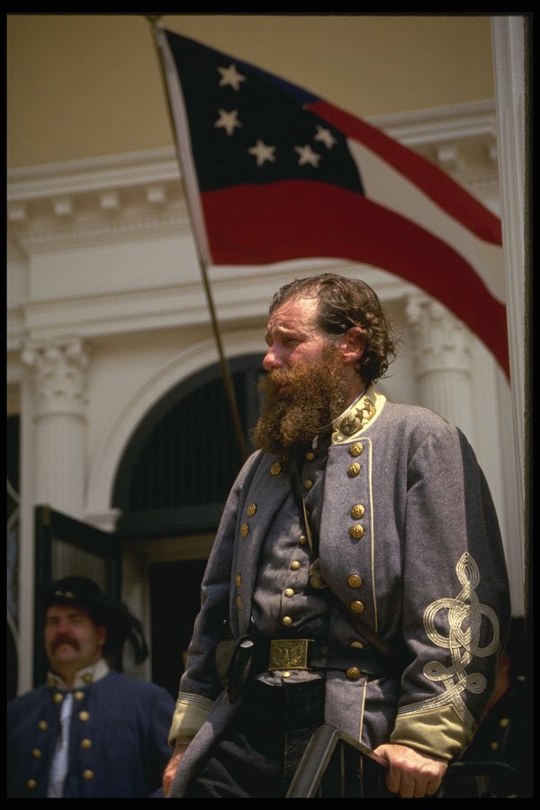 436058 Confederate Army General Briefs Staff, Civil War A4 Photo Print