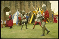 436063 Sword Fighting At Kenilworth Castle A4 Photo Print