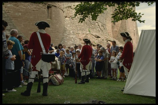 436082 King's Soldiers From 1776, Goodrich Castle, Hereford A4 Photo Print