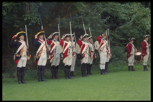436084 King's Soldiers From 1776, Goodrich Castle, Hereford A4 Photo Print