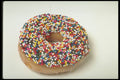 437020 Rainbow Sprinkle Donut A4 Photo Print