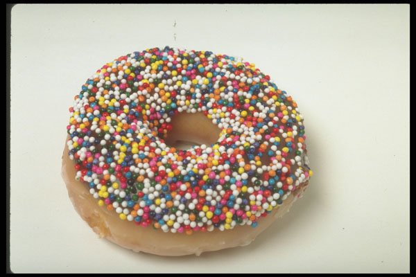 437020 Rainbow Sprinkle Donut A4 Photo Print