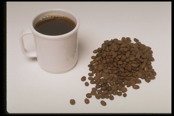437088 Coffee And Beans A4 Photo Print