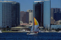 438007 Sailing, San Diego Bay A4 Photo Print