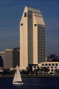 438010 Hyatt Hotel From San Diego Bay A4 Photo Print