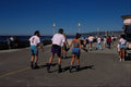 438028 Skaters On The Bike Path At Mission Beach A4 Photo Print