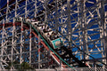 438029 Roller coaster, Belmont Park, Mission Beach A4 Photo Print