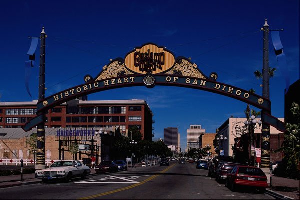 438040 Gaslamp Quarter A4 Photo Print