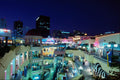 438059 Night Shopping At Horton Plaza Mall A4 Photo Print