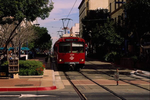 438063 San Diego Trolley A4 Photo Print