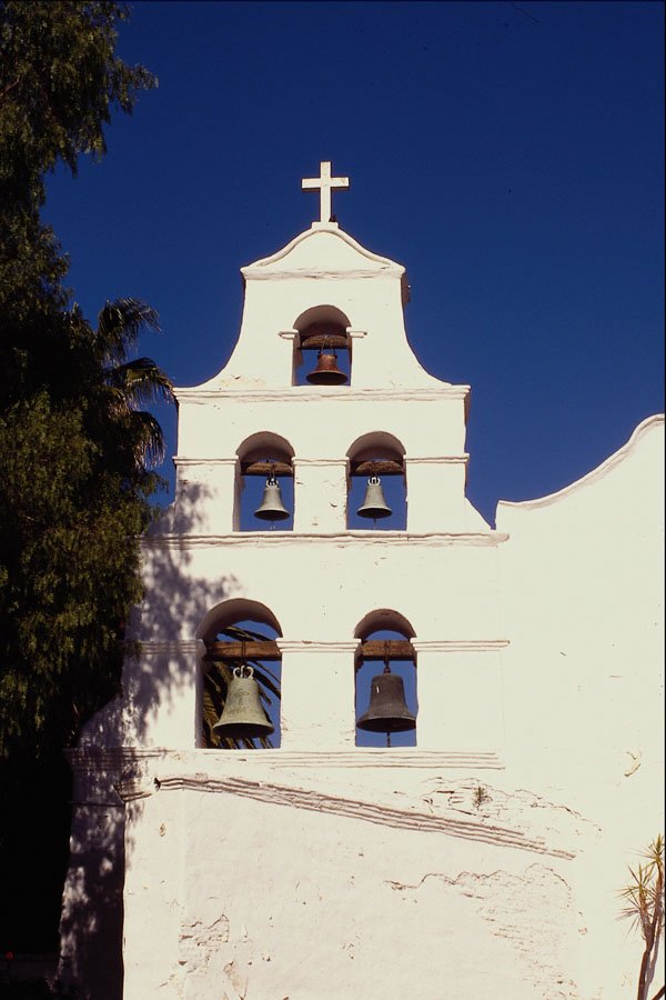 438065 Campanile, Mission San Diego De Alcala A4 Photo Print