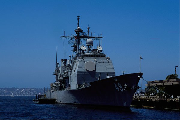438072 US Navy Cruiser Vincennes  A4 Photo Print