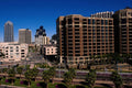438086 Downtown Apartment And Office Buildings A4 Photo Print