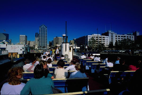 438087 Passengers Aboard Coronado Ferry A4 Photo Print