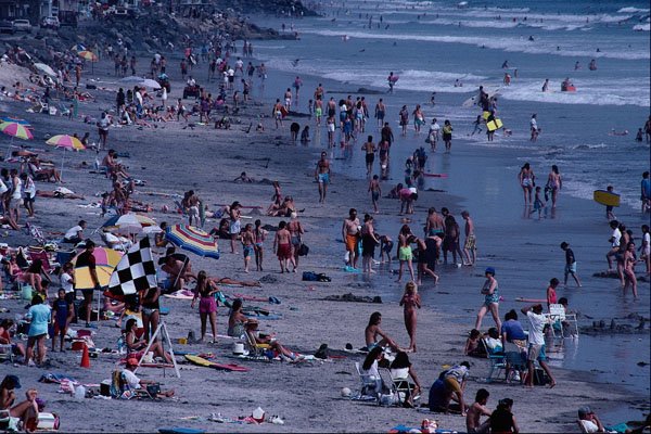 438088 The Strand At Oceanside A4 Photo Print