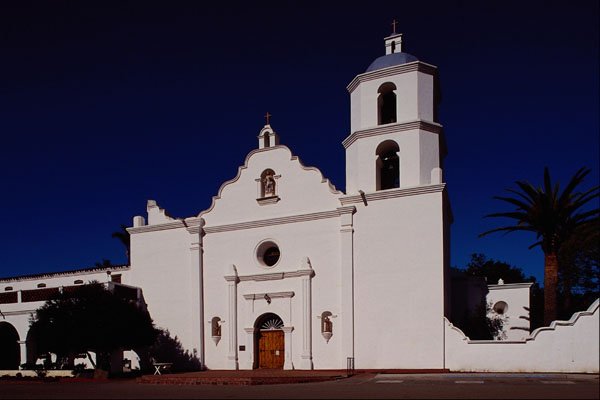 438090 Mission San Luis Rey, Oceanside A4 Photo Print