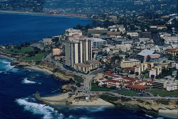 438099 Aerial, La Jolla A4 Photo Print