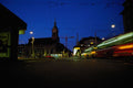 439010 Bahnhofplatz At Night A4 Photo Print