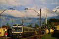 439020 Regional Train Leaves Station Near Gwaft A4 Photo Print