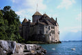 439022 Chilon Castle By Montreux On Lake Geneva A4 Photo Print