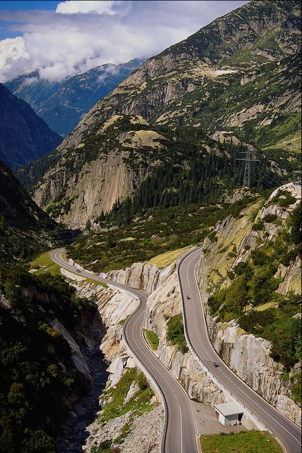 439053 An Engineering Marvel, The Grimsel Pass Road A4 Photo Print
