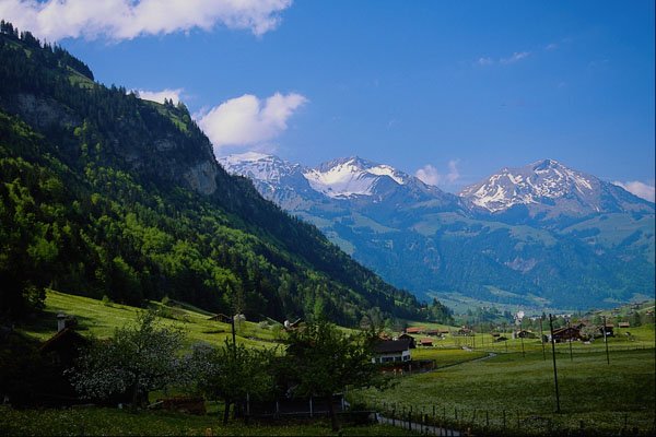 439065 Typical scene in the Upper Kander Valley A4 Photo Print