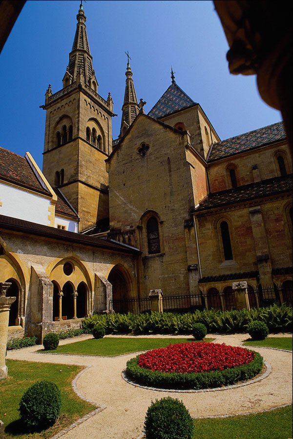 439066 Collegiate Church At Neuchatel A4 Photo Print