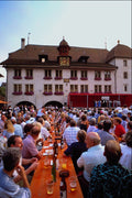 439078 Festivities In The Town Square, Thun A4 Photo Print