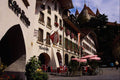 439080 Schloss Thun Above The Town Square A4 Photo Print
