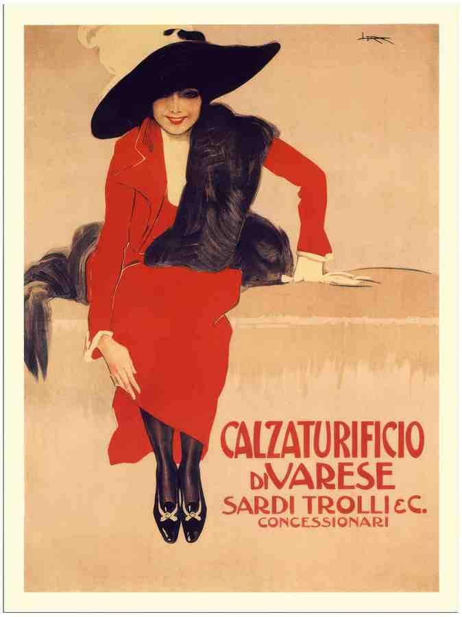 44 calzaturificio di varese metlicovitz 1913 2 Vintage Advert A4 Photo Print