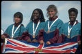 441010 Winning Gold For Ontario, Canada Summer Games A4 Photo Print