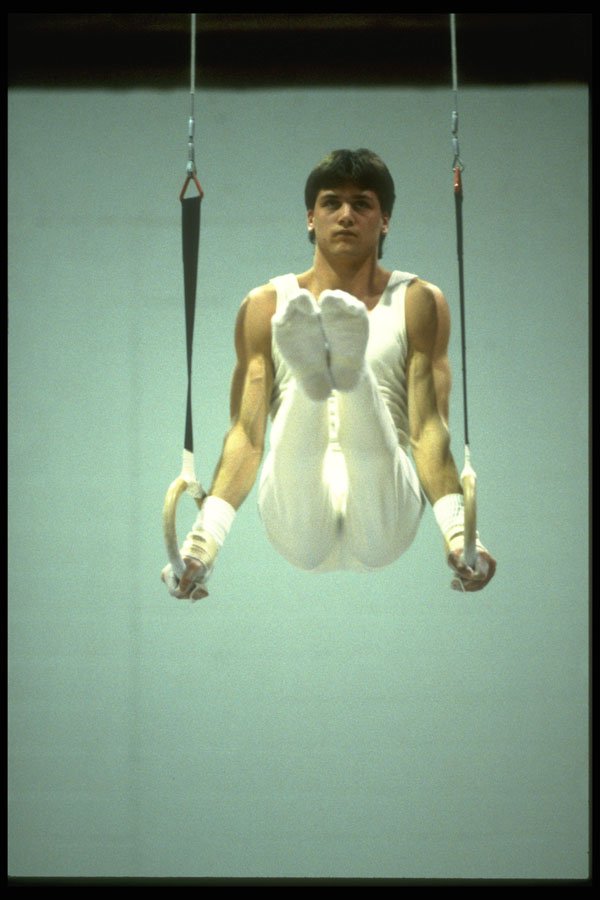 441022 Strength And Grace On The Rings, Canada Winter Games A4 Photo Print