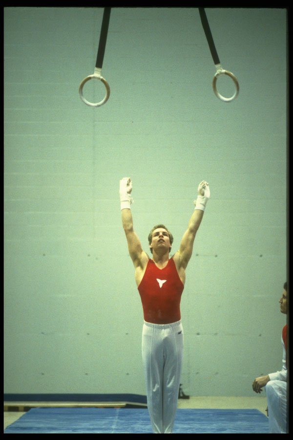 441023 Perfect Dismount, Gymnastic Rings, Canada Winter Games A4 Photo Print