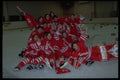 441054 Women's Gold Hockey A4 Photo Print