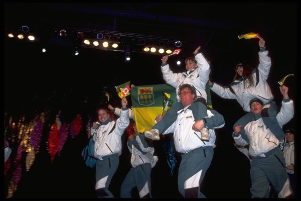 441067 Marching With Flag A4 Photo Print