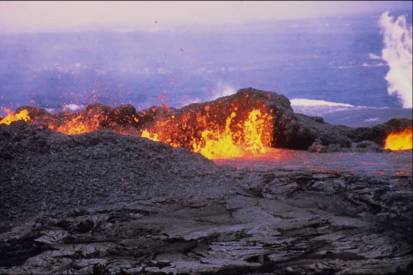 442002 Vent, Kilauea Crater Floor A4 Photo Print