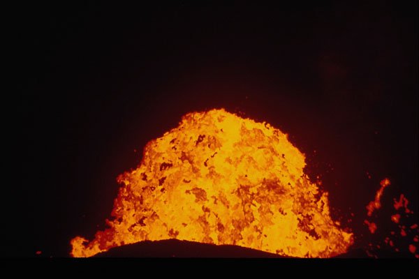 442004 Lava Bubble, Mauna Ulu Vent A4 Photo Print