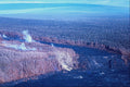 442023 Lava Through Native Forest, Cascading Into Aloi Crater A4 Photo Print