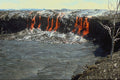 442026 Lava Cascading Into Aloi Crater A4 Photo Print