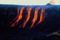 442027 Lava Cascading Into Aloi Crater A4 Photo Print