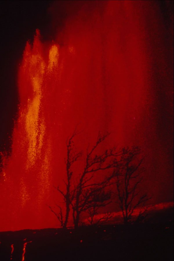 442036 Lava Fountain, Kiluaea Iki A4 Photo Print