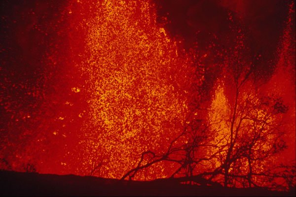 442039 Lava Fountain, Kilauea Iki A4 Photo Print