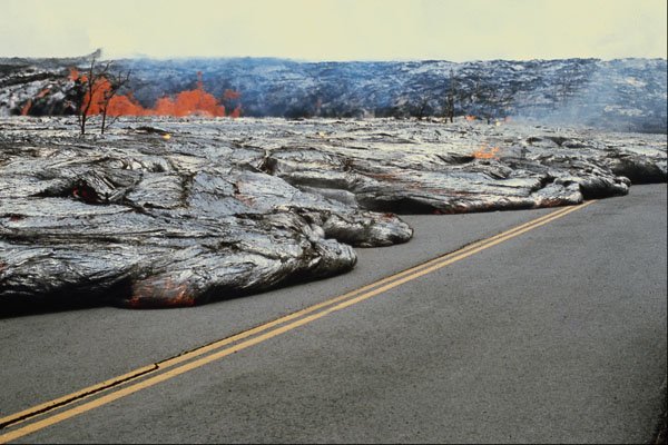 442047 Overflow Into Parking Area, Aloi Crater A4 Photo Print
