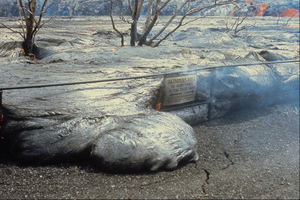 442050 Parking Lot, Aloi Crater A4 Photo Print