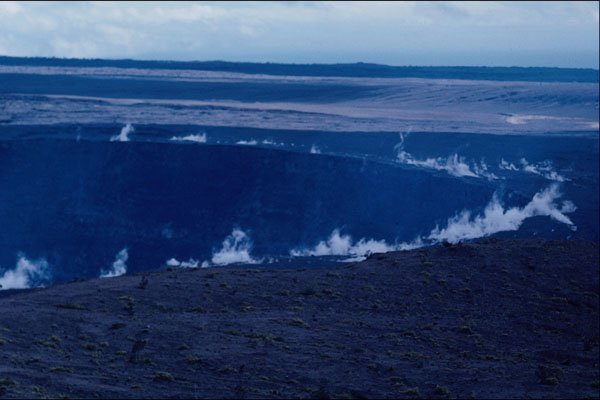 442057 Steam Vents On Halemaumau A4 Photo Print