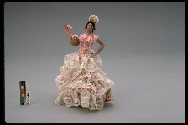 443028 Spanish Flamenco Doll A4 Photo Print