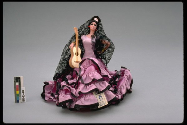 443032 Spanish Flamenco Doll A4 Photo Print